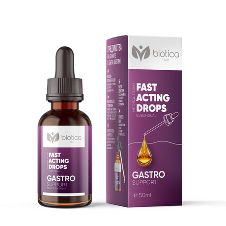 Biotica - Gastro Support Подезични капки при газове и подут стомах x50 мл - Feel You