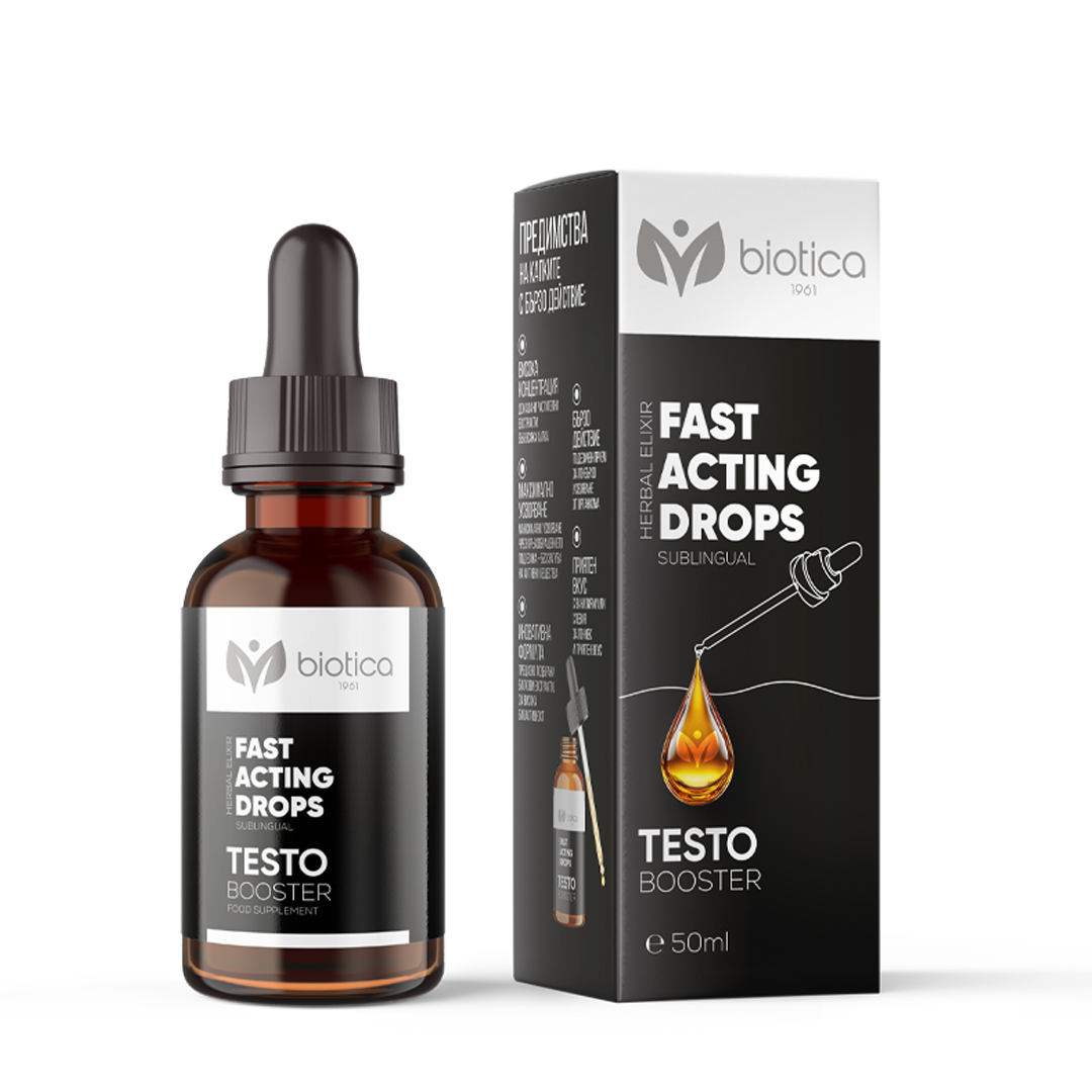 Biotica - Testo Booster Подезични капки за тестостерон x50 мл - Feel You