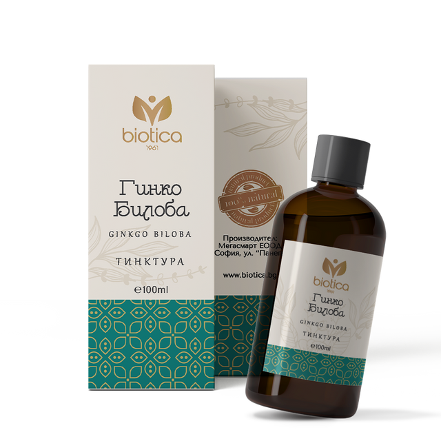 Biotica - Тинктура Гинко Билоба x100 мл - Feel You