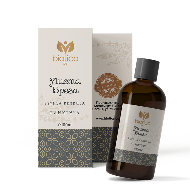 Biotica - Тинктура от листа на Бреза x100 мл - Feel You