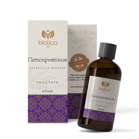 Biotica - Петопръстник тинктура x100 мл x60 капсули - Feel You