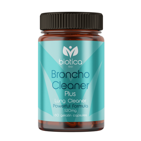 Biotica - Бронхо Клийнър За пречистване на белия дроб x60 капсули - Feel You