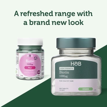Биотин (Biotin) 1000мкг 120 таблетки, H&B - Feel You