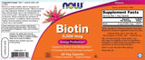 Biotin 5000 mcg - 60 капсули - Feel You
