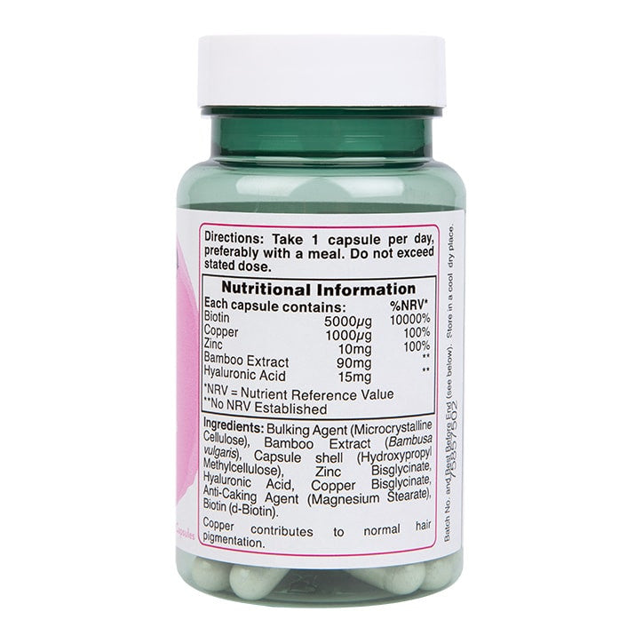 Биотин комплекс за коса (Biotin Hair Complex) 30 капсули, H&B - Feel You