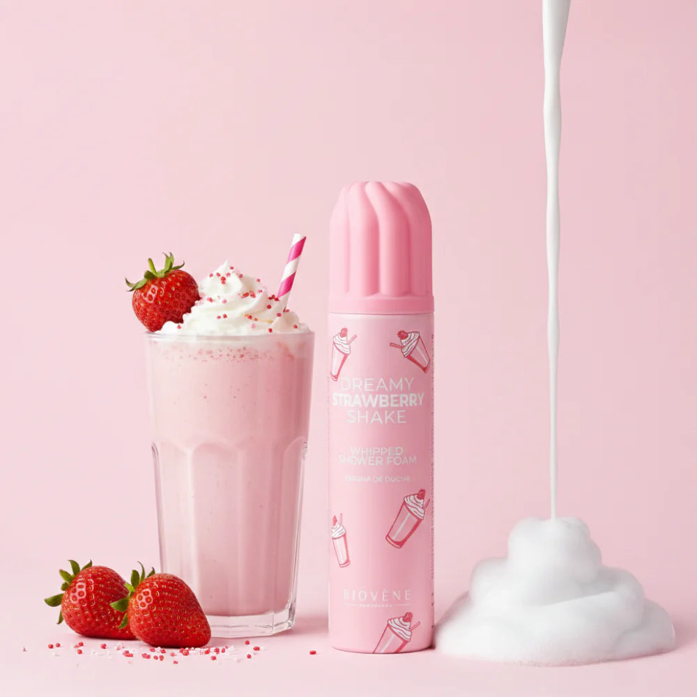 Biovene Пяна за душ с ягода 250ml – Whipped Shower Foam за мека и хидратирана кожа - Feel You
