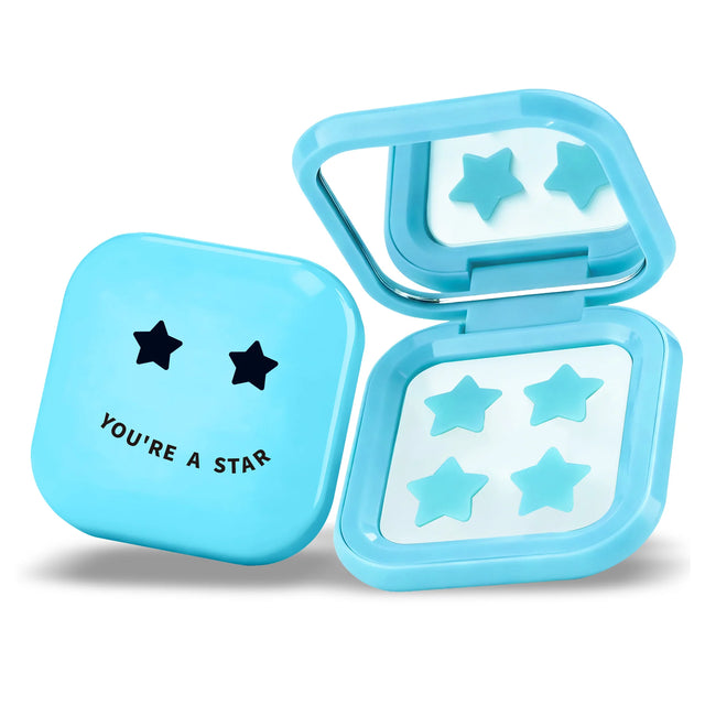 Biovene Сини пачове за пъпки с огледало – Anti-Blemish Star Patches (32 бр.) със салицилова киселина - Feel You