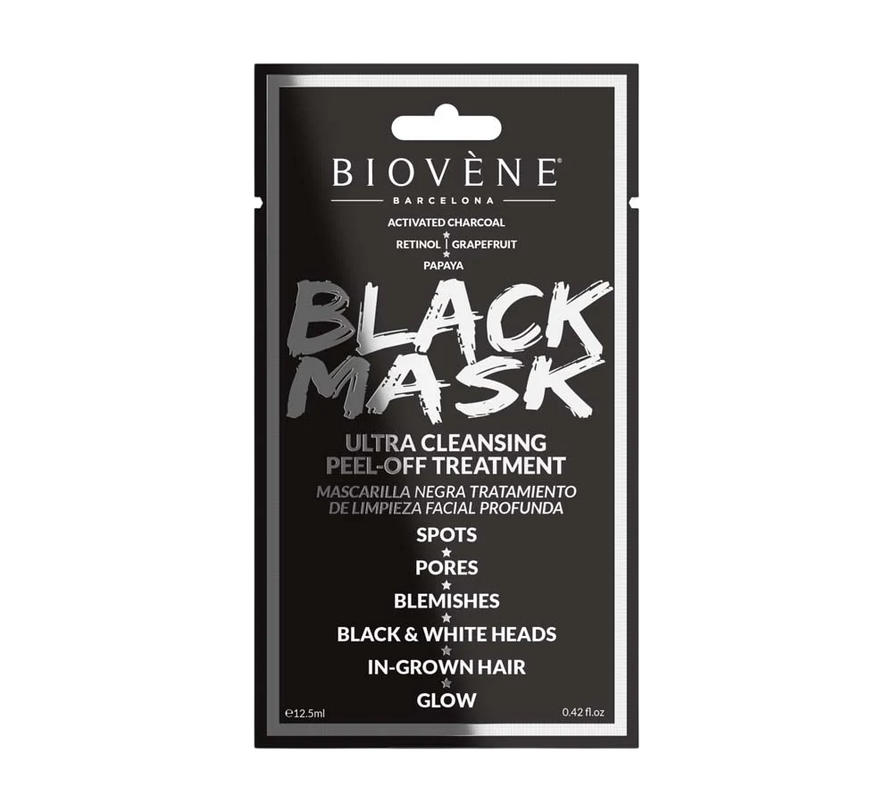 Biovene, Black Mask, Cleansing, Peel-Off Mask, For Face, 12.5 ml *Tester - Feel You