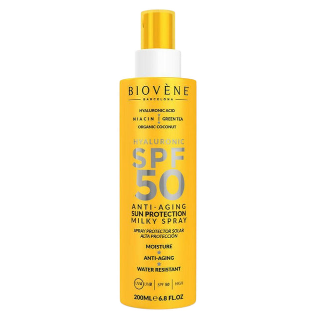 Biovene, Hyaluronic Acid, Green Tea, Anti-Aging, After-Sun Milk, 200 ml *Tester - Feel You