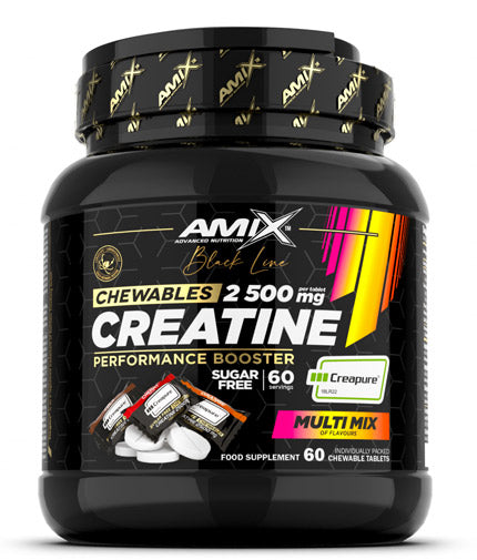 Black Line Creatine Creapure 2500 mg Zero Sugar / 60 Chews - Feel You
