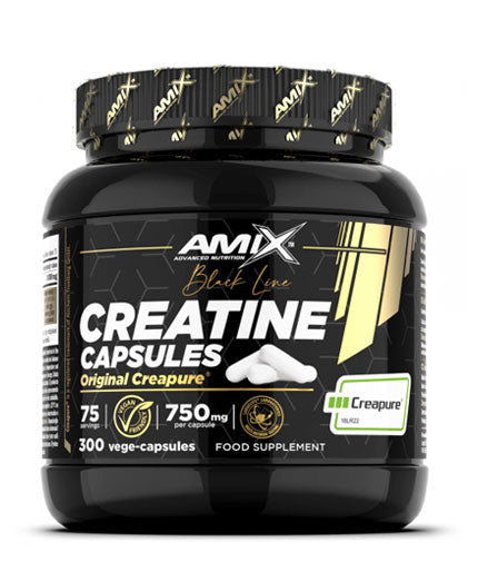 Black Line Creatine Creapure 750 mg / 300 Vcaps - Feel You