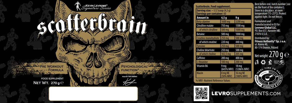 Black Line / Scatterbrain / Super Concentrated Pre Workout - 270 грама - Feel You