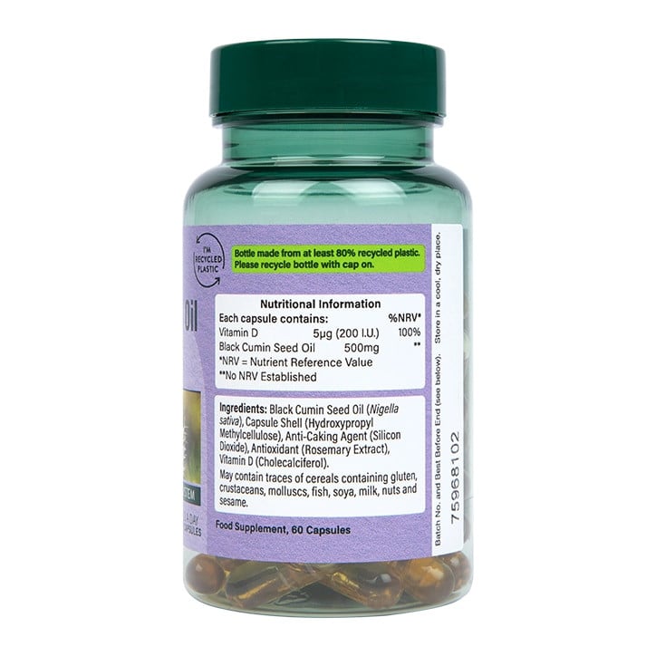 Black Seed Oil With Vitamin D - 60 капсули - Feel You