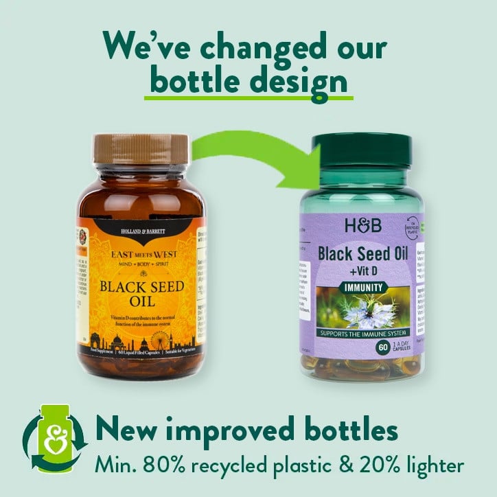 Black Seed Oil With Vitamin D - 60 капсули - Feel You