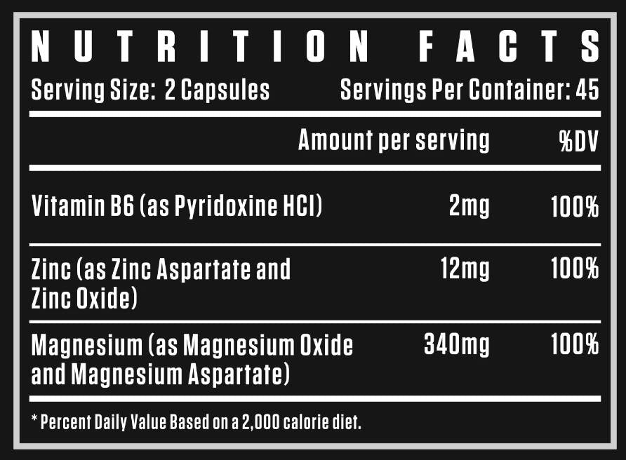 Black Series | Zinc & Magnesium Supreme - ZMA - 90 капсули - Feel You