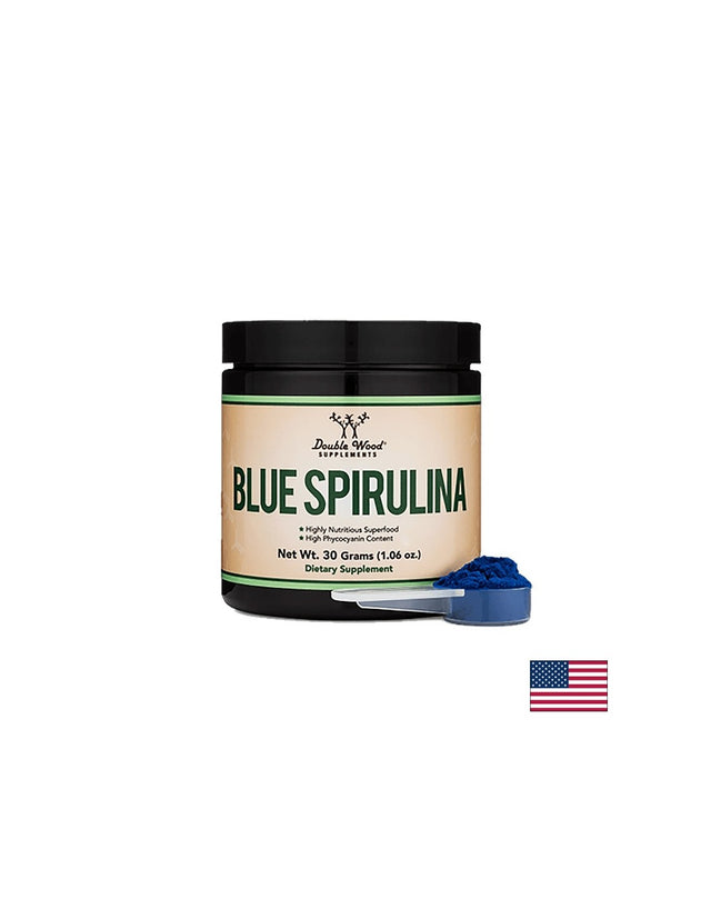 Blue spirulina/ Синя спирулина/ Прах, 30 g Double Wood - Feel You
