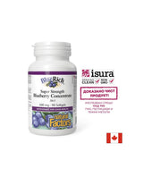 BlueRich® Super Strength Blueberry Concentrate / Синя боровинка супер концентрат, 500 mg, 90 капсули Natural Factors - Feel You