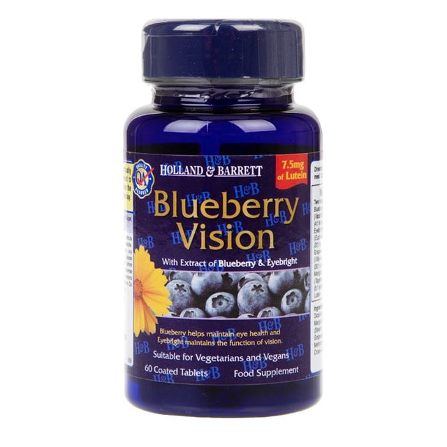 Комплекс за здрави очи (Blueberry Vision) 60 таблетки, H&B - Feel You