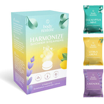 Body Restore - Harmonize Shower Steamers Set - Sada aromatických tablet do sprchy - Feel You