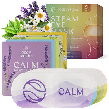 Body Restore - Mix Steam Eye Mask - Sada relaxačních masek na oční okolí ( 5 ks )