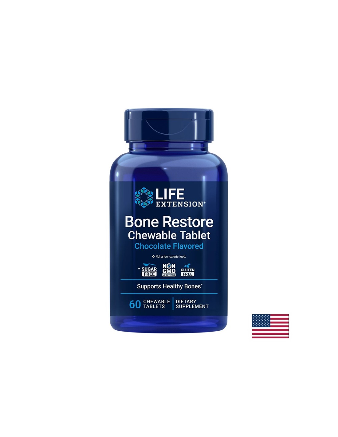 Формула за Кости - Bone Restore, 60 дъвчащи таблетки, с вкус на шоколад - Feel You