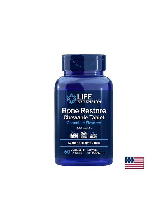 Формула за Кости - Bone Restore, 60 дъвчащи таблетки, с вкус на шоколад - Feel You