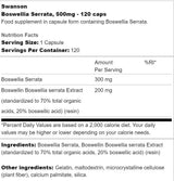 Boswellia Serrata 500 mg 120 капсули - Feel You