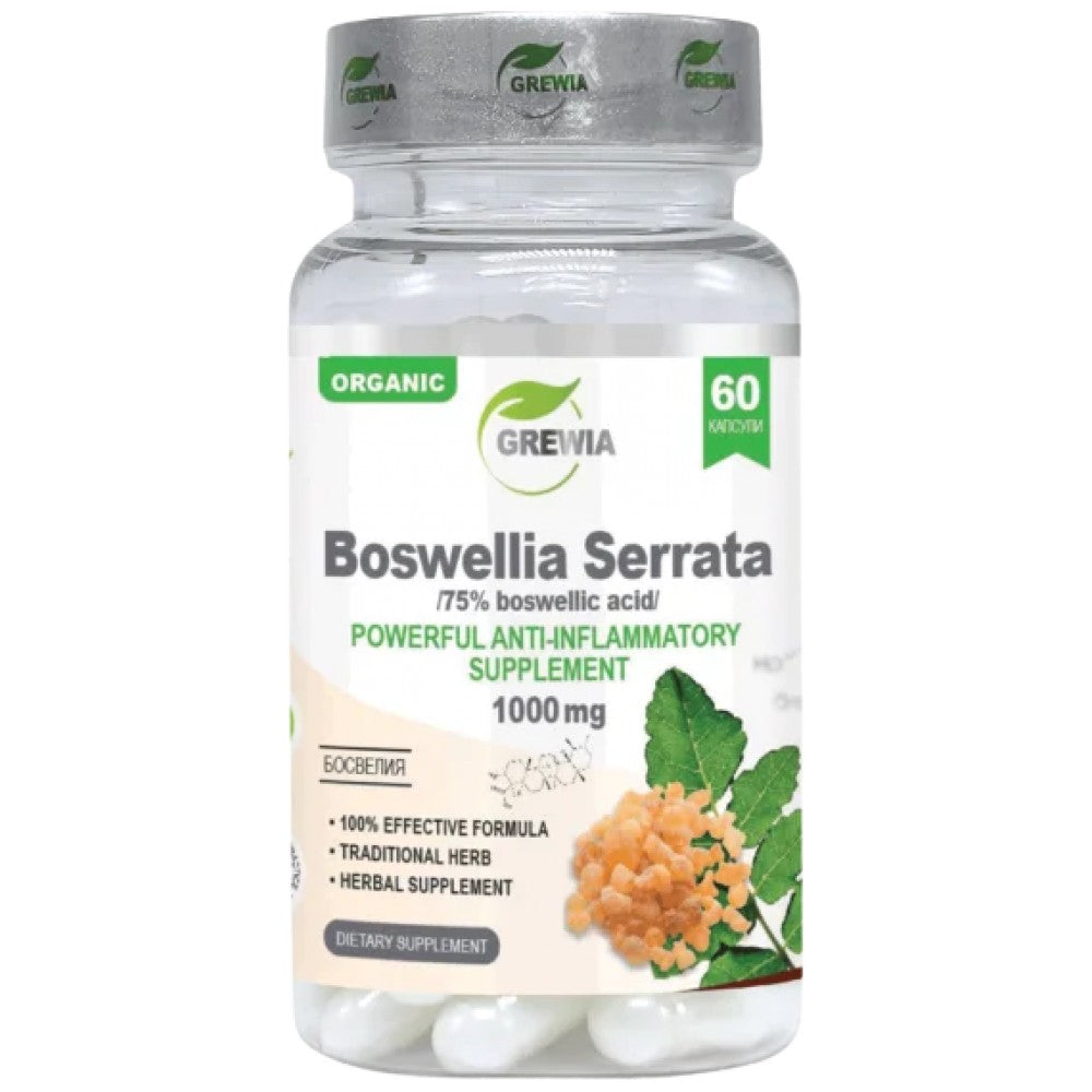 Boswellia Serrata 75% Boswellic Acid 1000mg - 60 капсули - Feel You