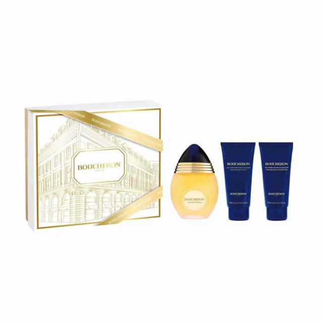 Boucheron Eau De Parfum Spray 100ml Set 3 Pieces - Feel You