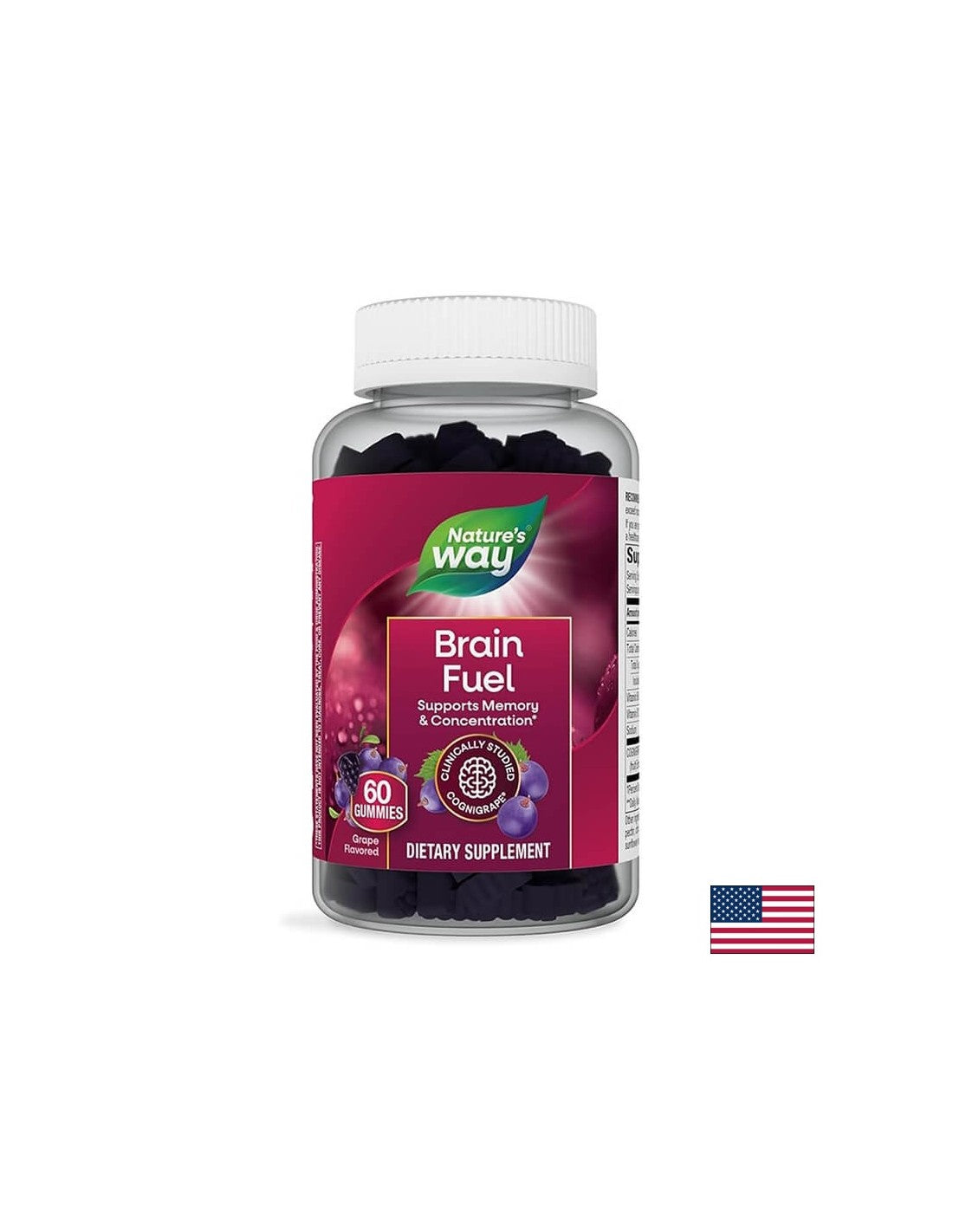 Формула за памет и концентрация - Brain Fuel, 60 желирани таблетки - Feel You