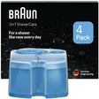 Braun - ShaverCare 3in1 ( 4 pcs ) - cleaning station cartridges - Feel You