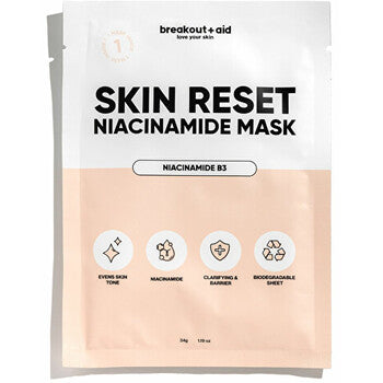 Breakout+aid - Niacinamide Mask - Soothing niacinamide mask - 34.0g - Feel You