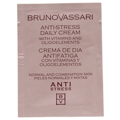 Bruno Vassari, Anti Stress, Anti-Fatigue, Daily, Cream, For Face, 3 ml *Sample - Feel You