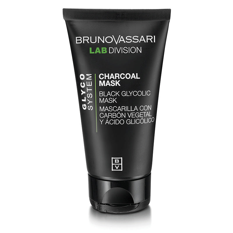 Bruno Vassari, Glyco System, Charcoal, Exfoliating, Cream Mask, For Face, 65 g *Tester - Feel You