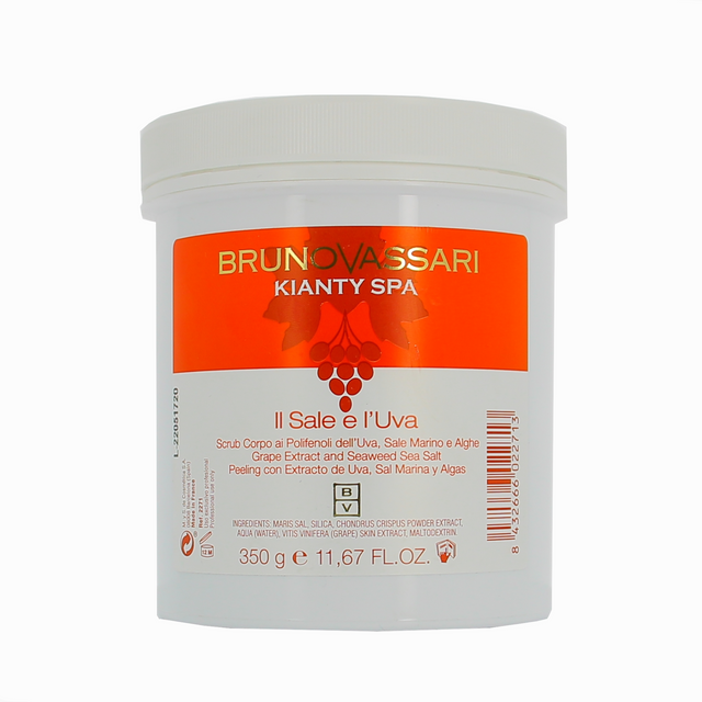 Bruno Vassari, Kianty SPA, Grape, Brightening, Body Scrub, 350 g - Feel You