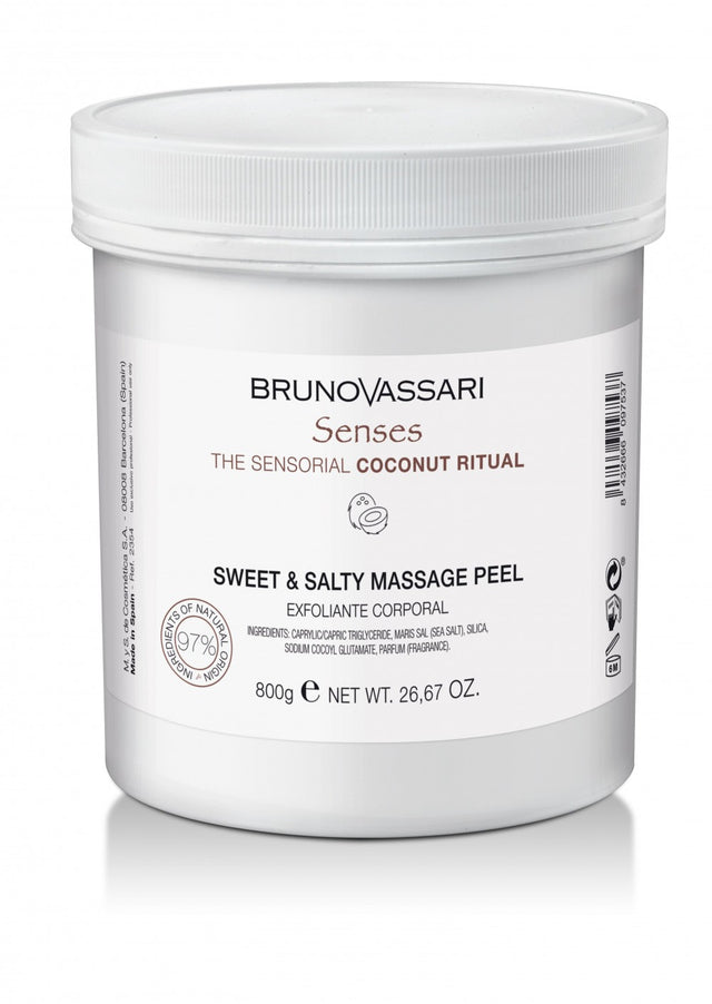 Bruno Vassari, Senses, Coconut Oil, Exfoliating Gel, 650 ml - Feel You