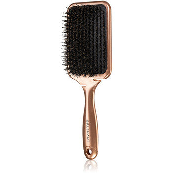 BrushArt - Boar Bristle Paddle Hairbrush ( Bronzový ) - Plochý kartáč - Feel You