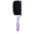 BrushArt - Boar Bristle Paddle Hairbrush ( Metalická lila ) - Plochý kartáč - Feel You