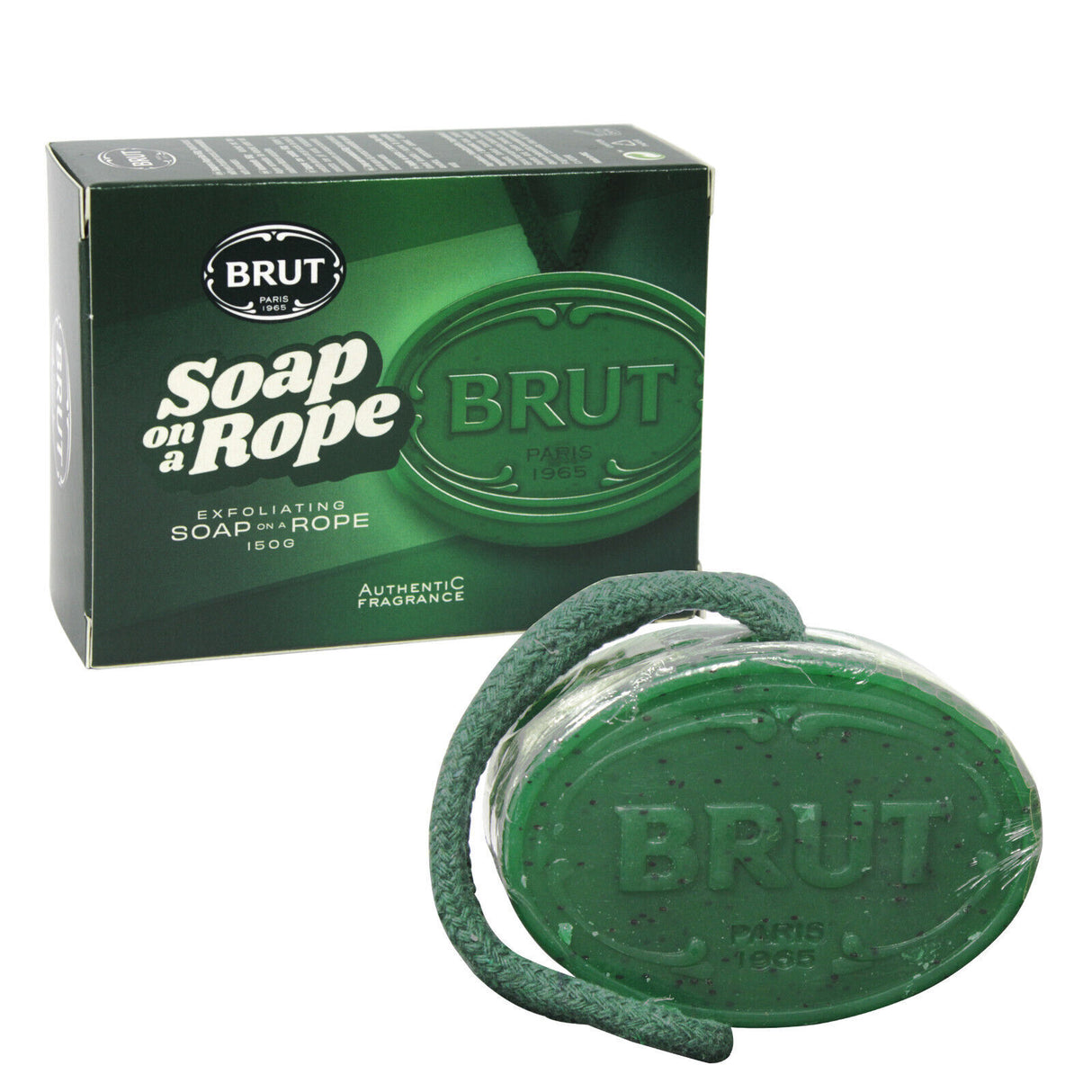 Brut, Soap On A Rope, Exfoliating, Soap Bar, 150 g - Feel You