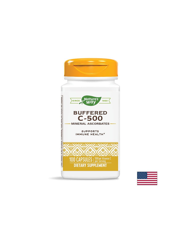 Buffered C-500/ Витамин С (буфериран) 500 mg x 100 капсули Nature’s Way - Feel You
