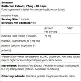 Butterbur Extract 75 mg 60 капсули - Feel You