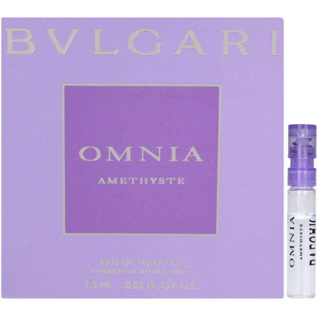 Bvlgari, Omnia Amethyste, Eau De Toilette, For Women, 1.5 ml *Vial - Feel You