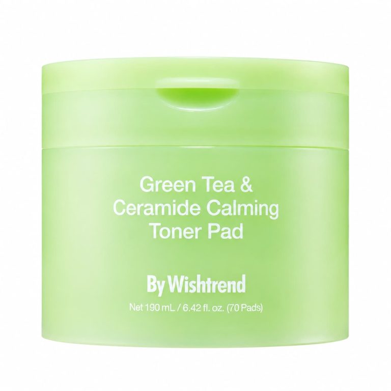 By Wishtrend - Green Tea & Ceramide Calming Toner Pad, 70 pcs / 190ml