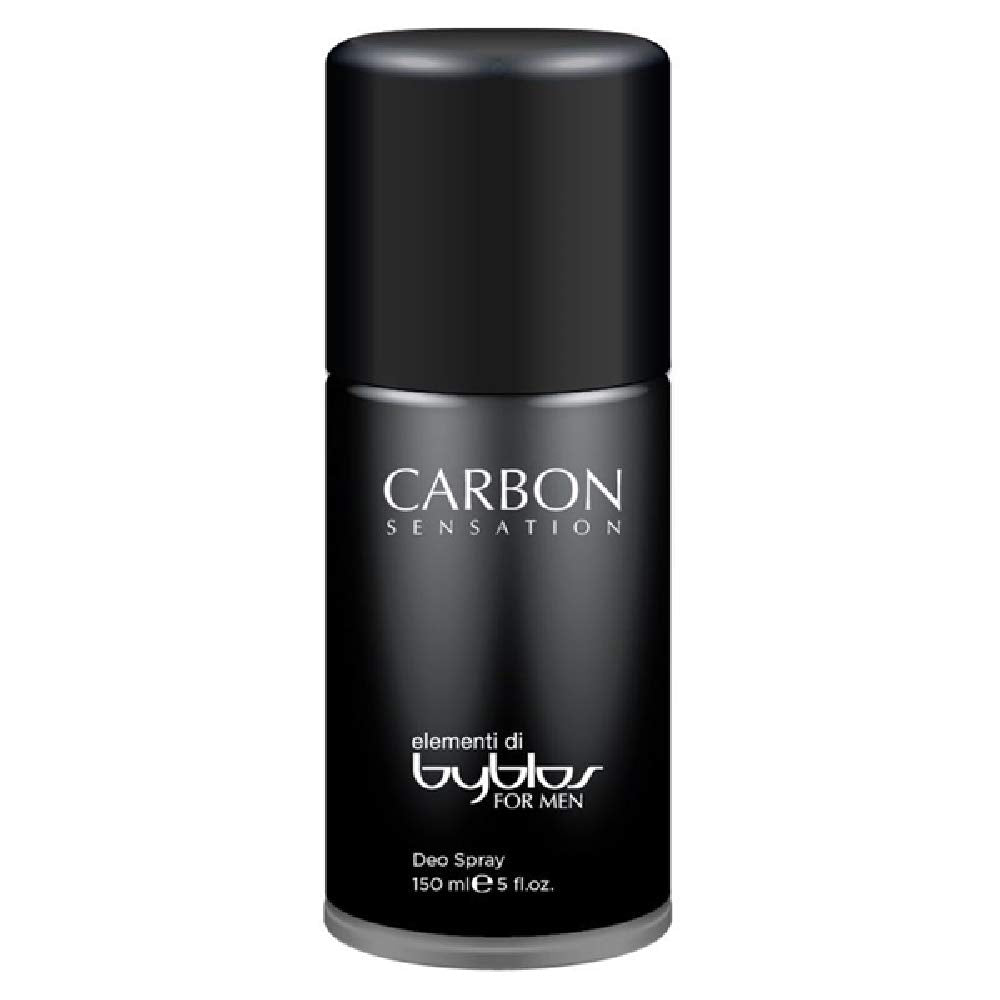 Byblos, Carbon, Anti-Perspirant, Deodorant Spray, For Men, 150 ml - Feel You