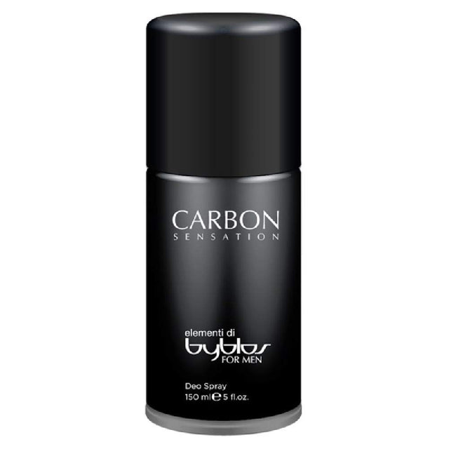 Byblos, Carbon, Anti-Perspirant, Deodorant Spray, For Men, 150 ml - Feel You