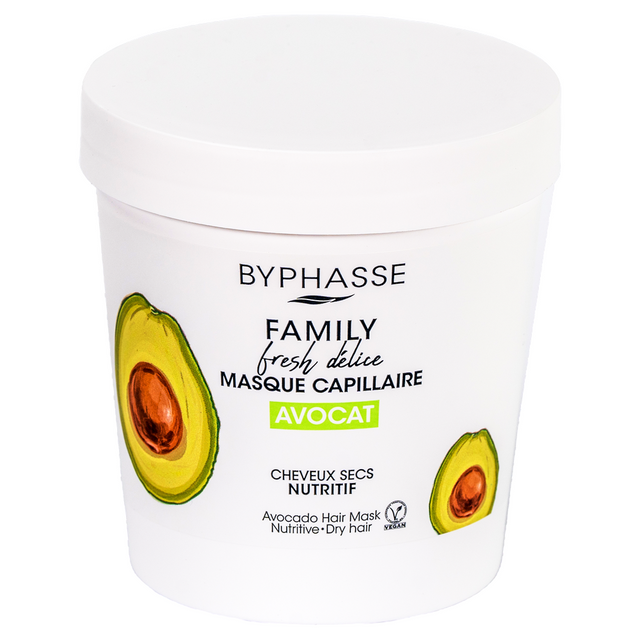 Byphasse, Avocat Hair Mask, Hair Treatment Cream Mask, Moisturising, 250 ml - Feel You