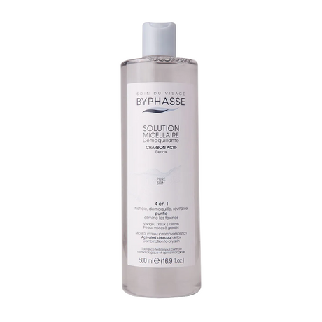 Byphasse, Byphasse, Charcoal, Makeup Removing, Micellar Water, 500 ml - Feel You
