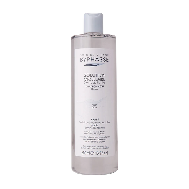 Byphasse, Byphasse, Charcoal, Makeup Removing, Micellar Water, 500 ml - Feel You