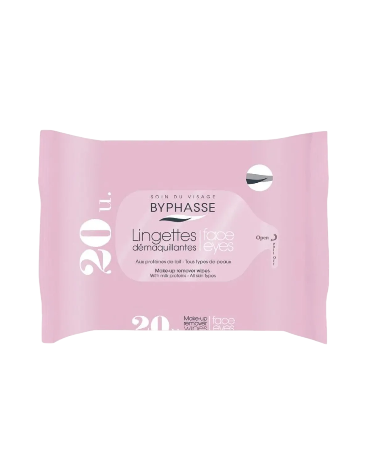 Byphasse, Byphasse, Cleansing Wipes, For Face, 20 pcs - Feel You