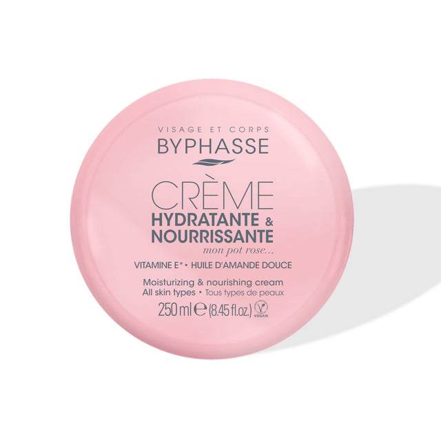 Byphasse, Byphasse, Vitamin E, Moisturizing, Cream, For Face & Body, 250 ml - Feel You
